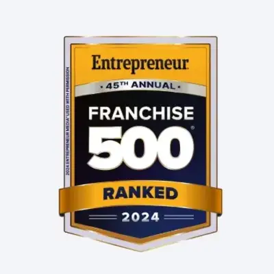 2024 Entrepreneur Magazine Franchise 500 45th Annual List Badge
