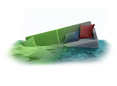 Flooded Couch