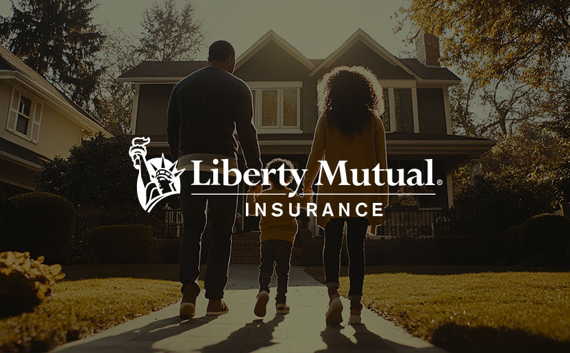 An image of the Liberty Mutual Insurance Logo: It's an image of the top of the Statue of Liberty next to the words Liberty Mutual Insurance