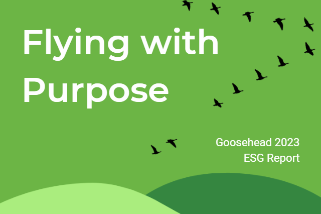 Flying with Purpose - Goosehead 2023 ESG Report